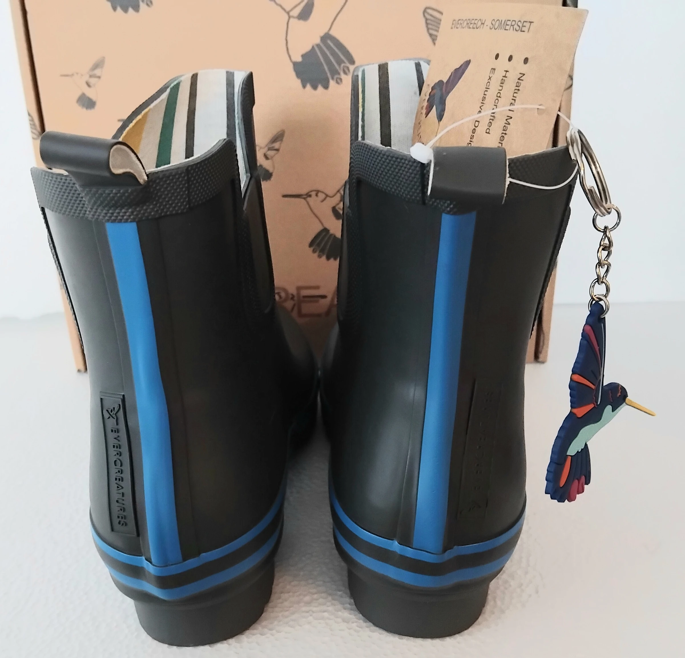 Regenlaarzen Evercreatures - donkerblauw en elektrisch - maat 38 – photo 5
